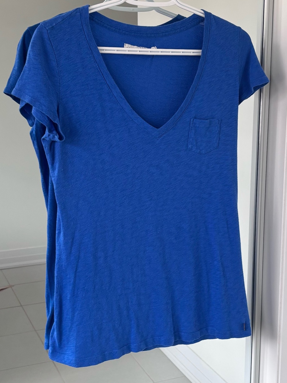 Garage V-Neck Short Sleeve Top